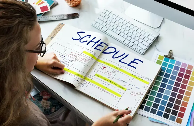 plan early and create a study schedule