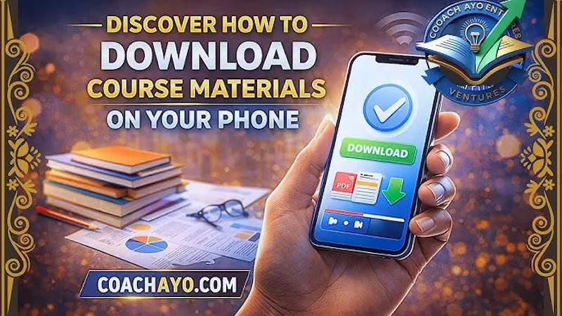 why you should download course materials